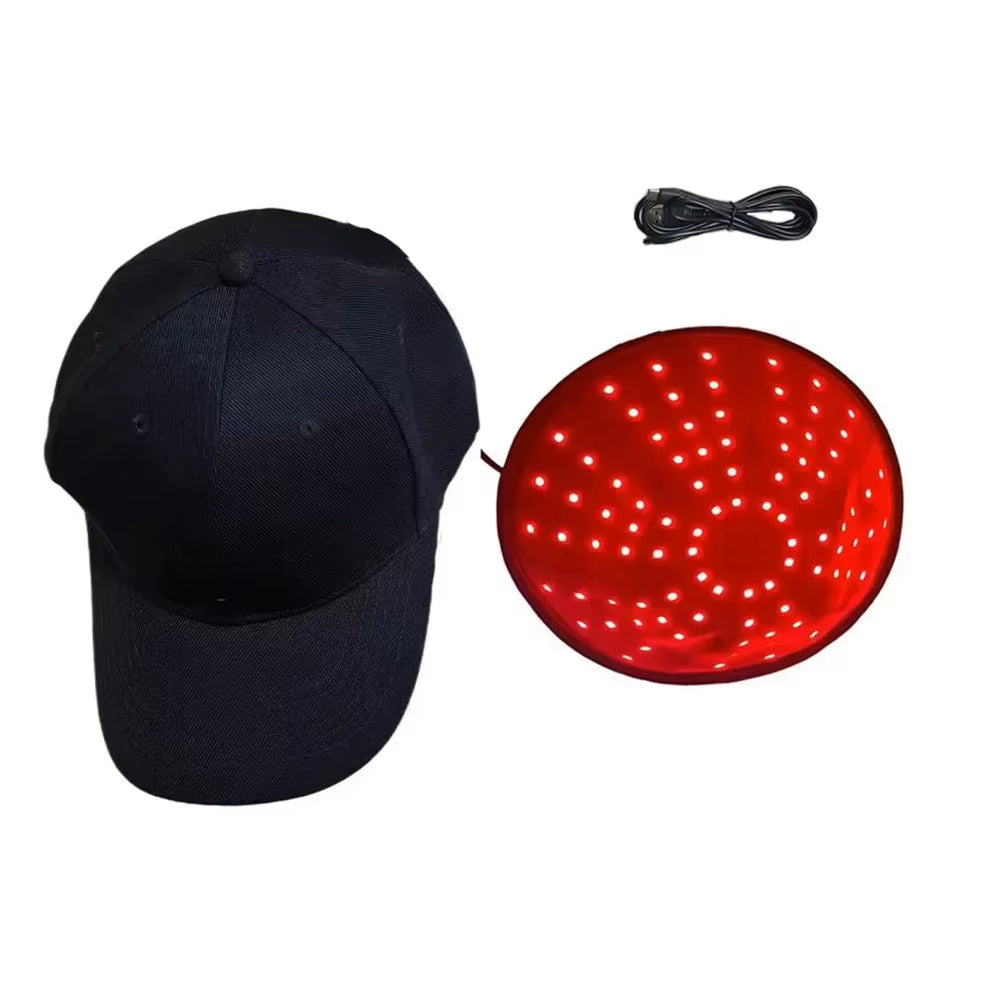 New Infrared Therapy Hair Growth Cap 96Pcs Leds 660 & 850 Nm Red Light for Hair Regrowth anti Hair Loss Relax Scal Care Hat