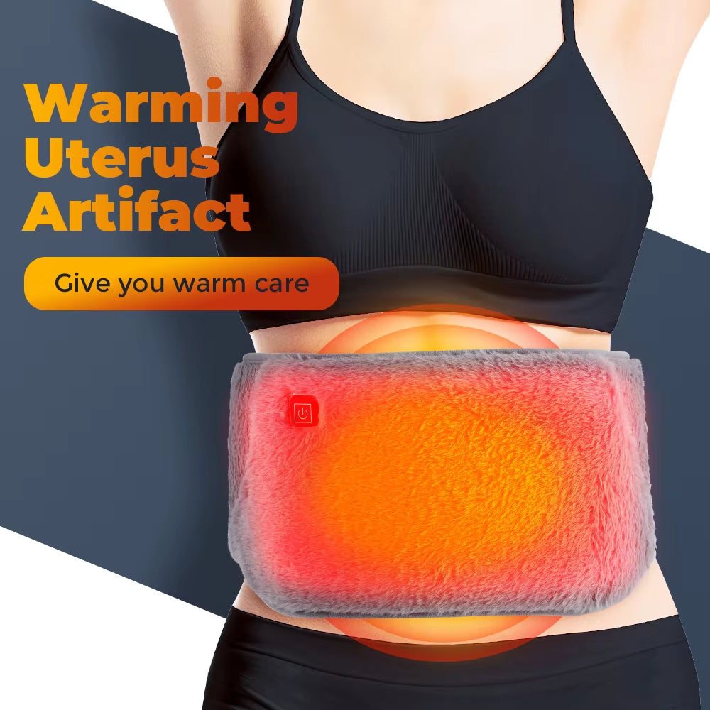 Uterus Warm Belt Female Menstrual Heating Pad Waist Cold Protection Graphene 65℃-55℃-45℃ Temperature Control